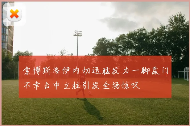 索博斯洛伊内切迅猛发力一脚轰门不幸击中立柱引发全场惊叹